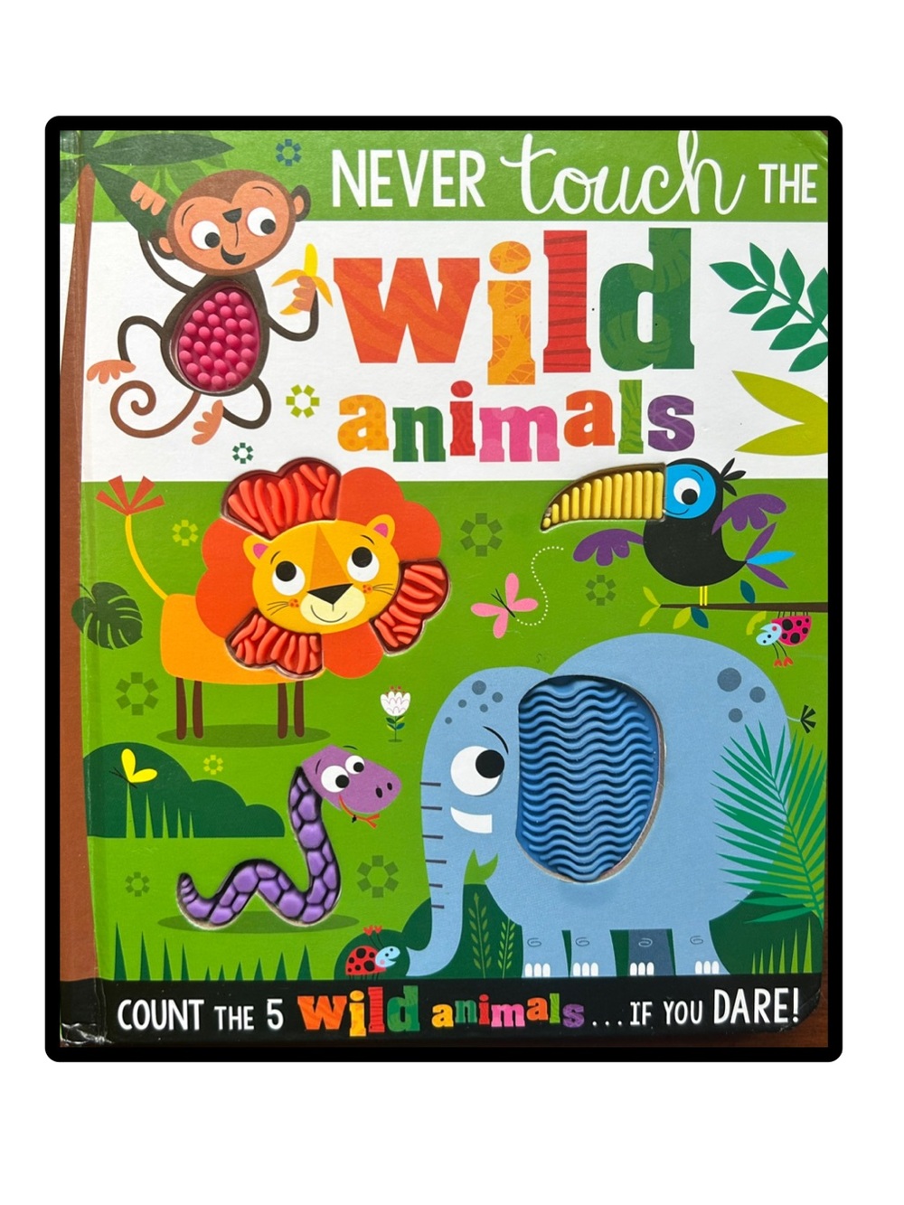 BUNDLE & SAVE 🦁 Never Touch The Wild Animals Interactive Board Book